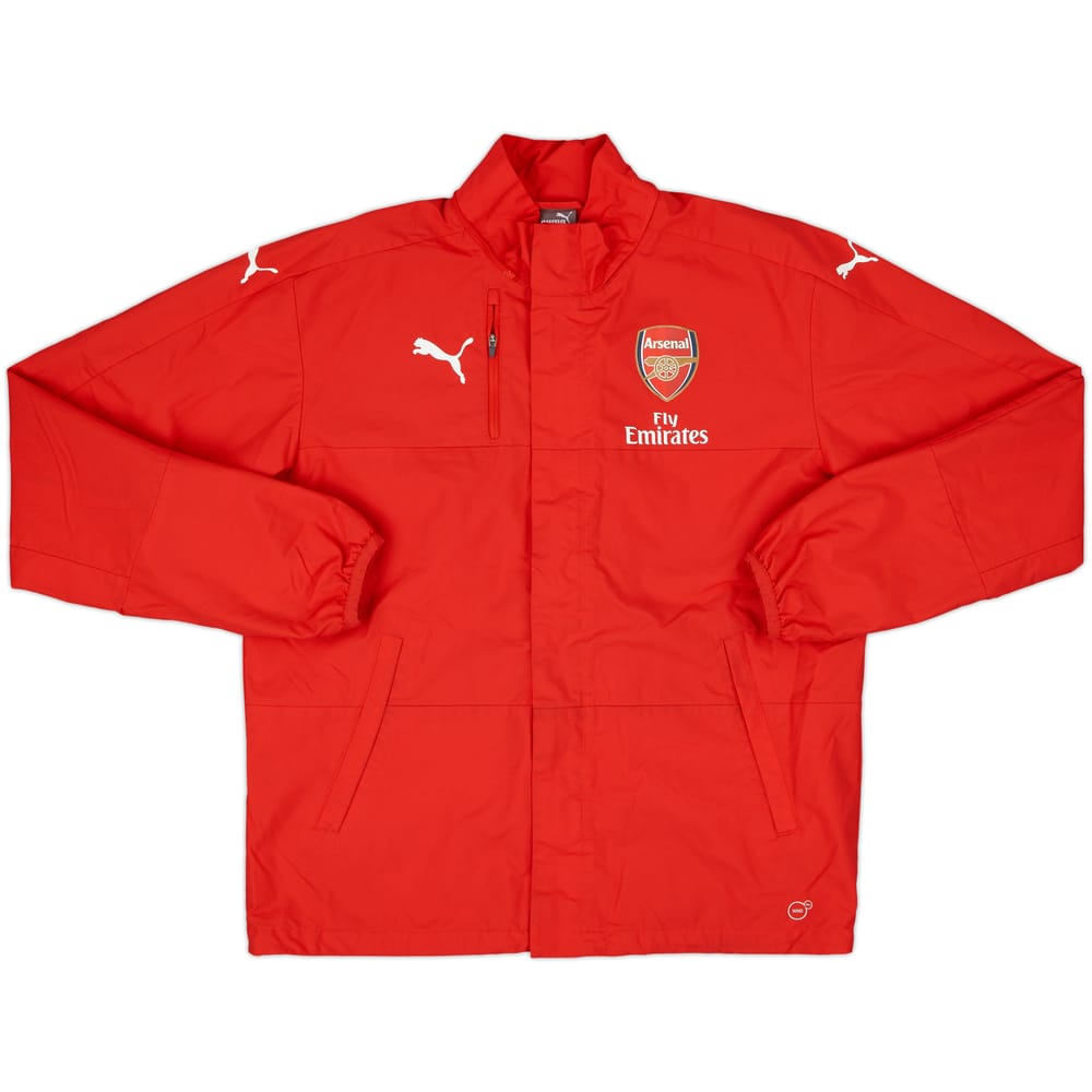 2017-18 Arsenal Puma Hooded Rain Jacket - 9/10 - (L)