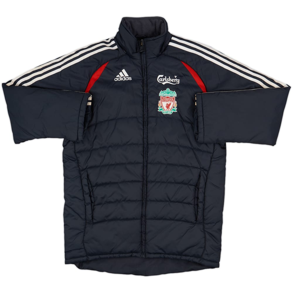 2006-07 Liverpool adidas Padded Bench Coat - 5/10 - (L.Boys)