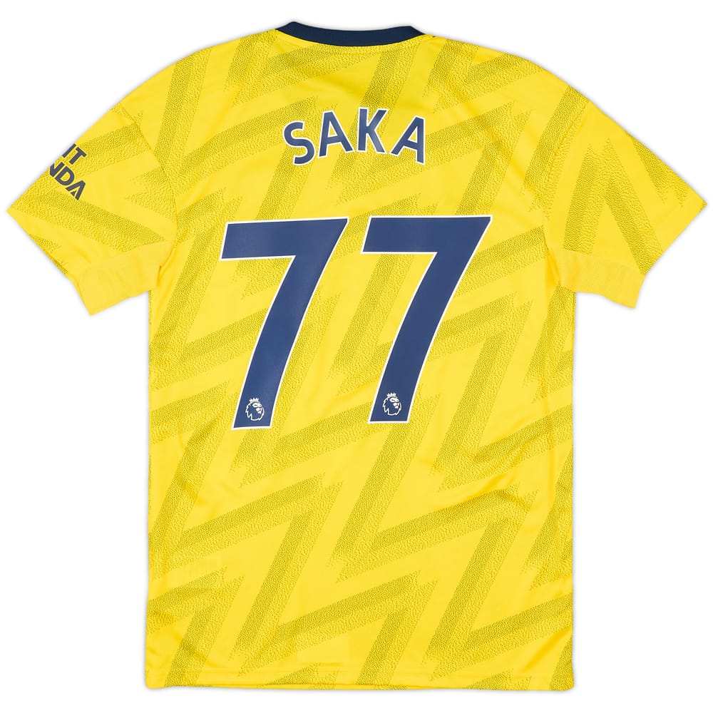 2019-20 Arsenal Away Shirt Saka #77 (S)