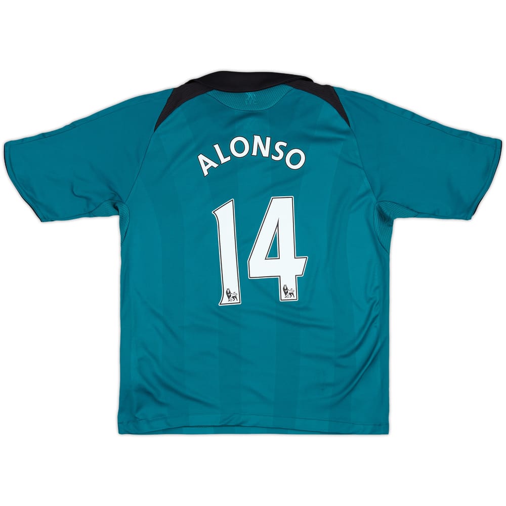 2008-09 Liverpool Third Shirt Alonso #14 - 7/10 - (S.Boys)