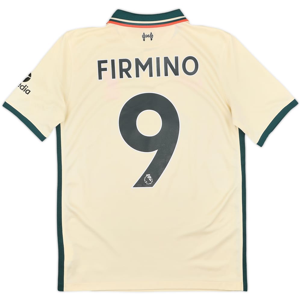 2021-22 Liverpool Away Shirt Firmino #9 - 8/10 - (XL.Boys)