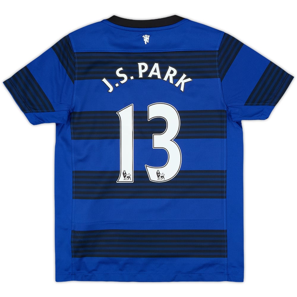 2011-13 Manchester United Away Shirt J.S.Park #13 - 8/10 - (S.Boys)