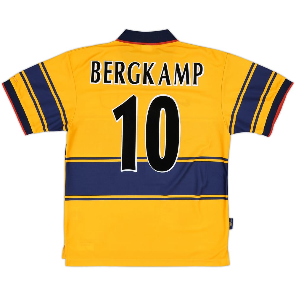 1997-99 Arsenal Away Shirt Bergkamp #10 - 9/10 - (M)