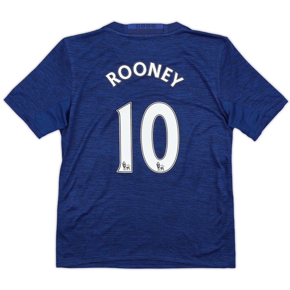 2016-17 Manchester United Away Shirt Rooney #10 - 7/10 - (M.Boys)