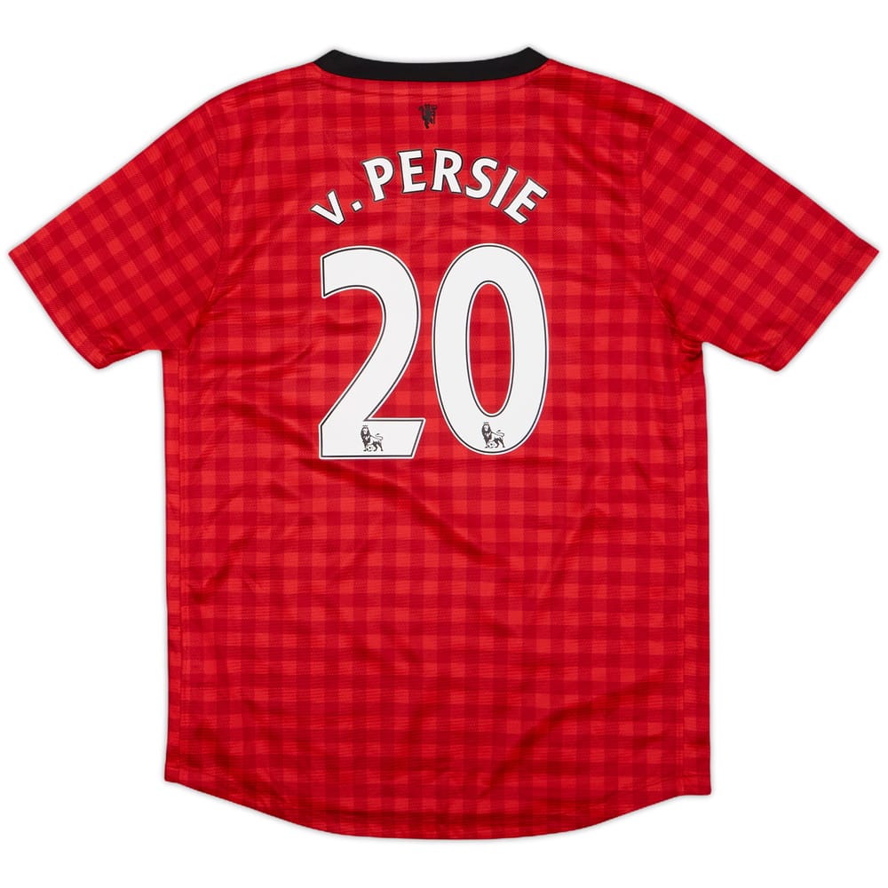 2012-13 Manchester United Home Shirt v.Persie #20 - 10/10 - (M.Boys)