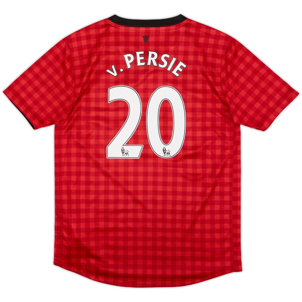 2012-13 Manchester United Home Shirt v.Persie #20 - 10/10 - (M.Boys)
