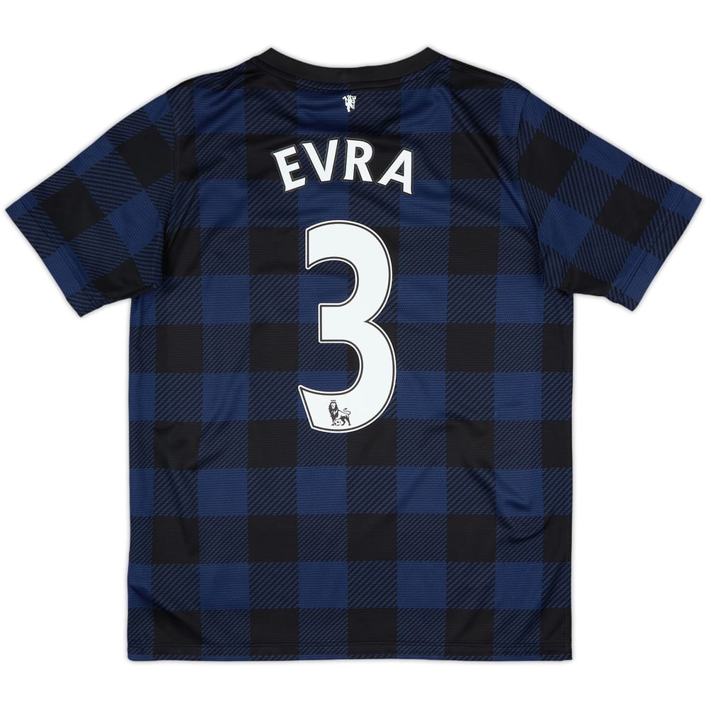 2013-14 Manchester United Away Shirt Evra #3 - 10/10 - (XL.Boys)