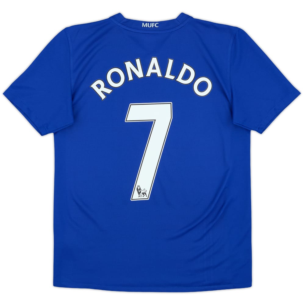 2008-09 Manchester United Third Shirt Ronaldo #7 - 8/10 - (XL.Boys)