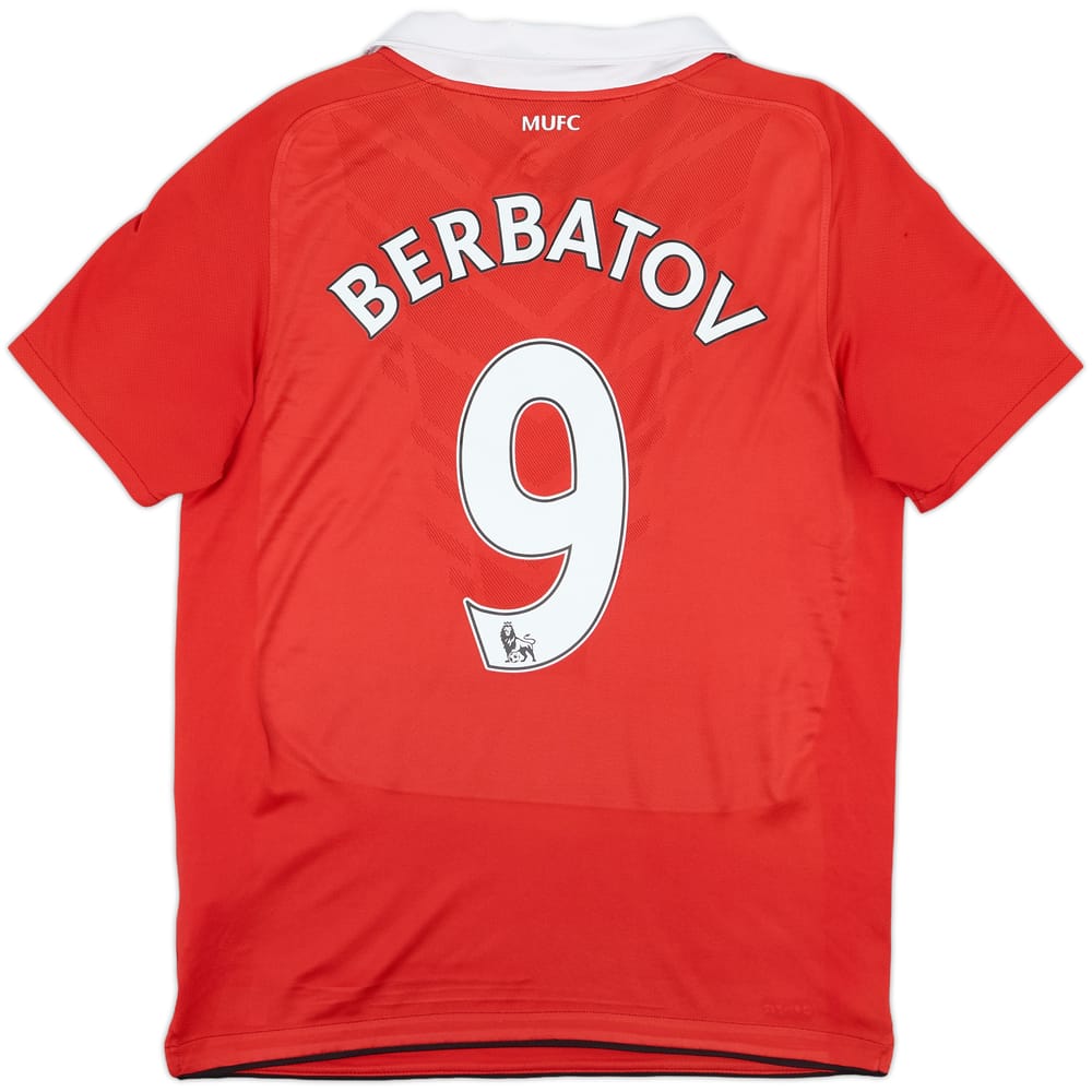 2010-11 Manchester United Home Shirt Berbatov #9 - 6/10 - (Women's L)