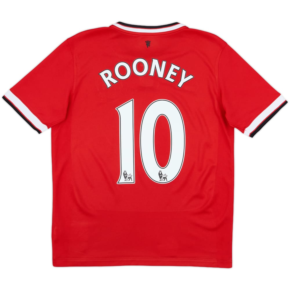 2014-15 Manchester United Home Shirt Rooney #10 - 8/10 - (XL.Boys)