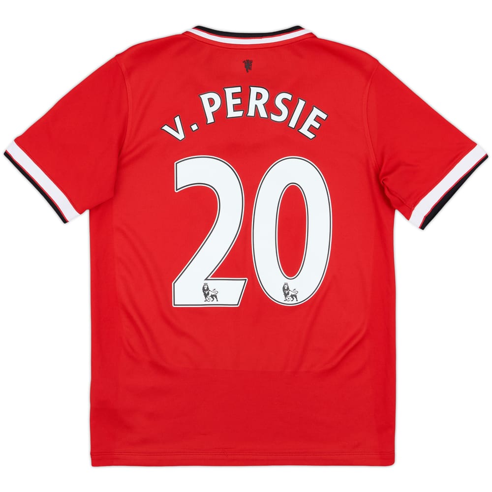 2014-15 Manchester United Home Shirt v.Persie #20 - 9/10 - (XL.Boys)