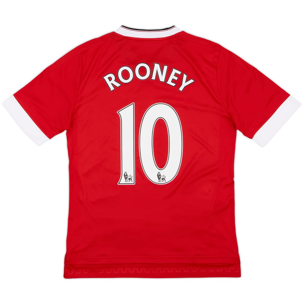 2015-16 Manchester United Home Shirt Rooney #10 - 10/10 - (XL.Boys)