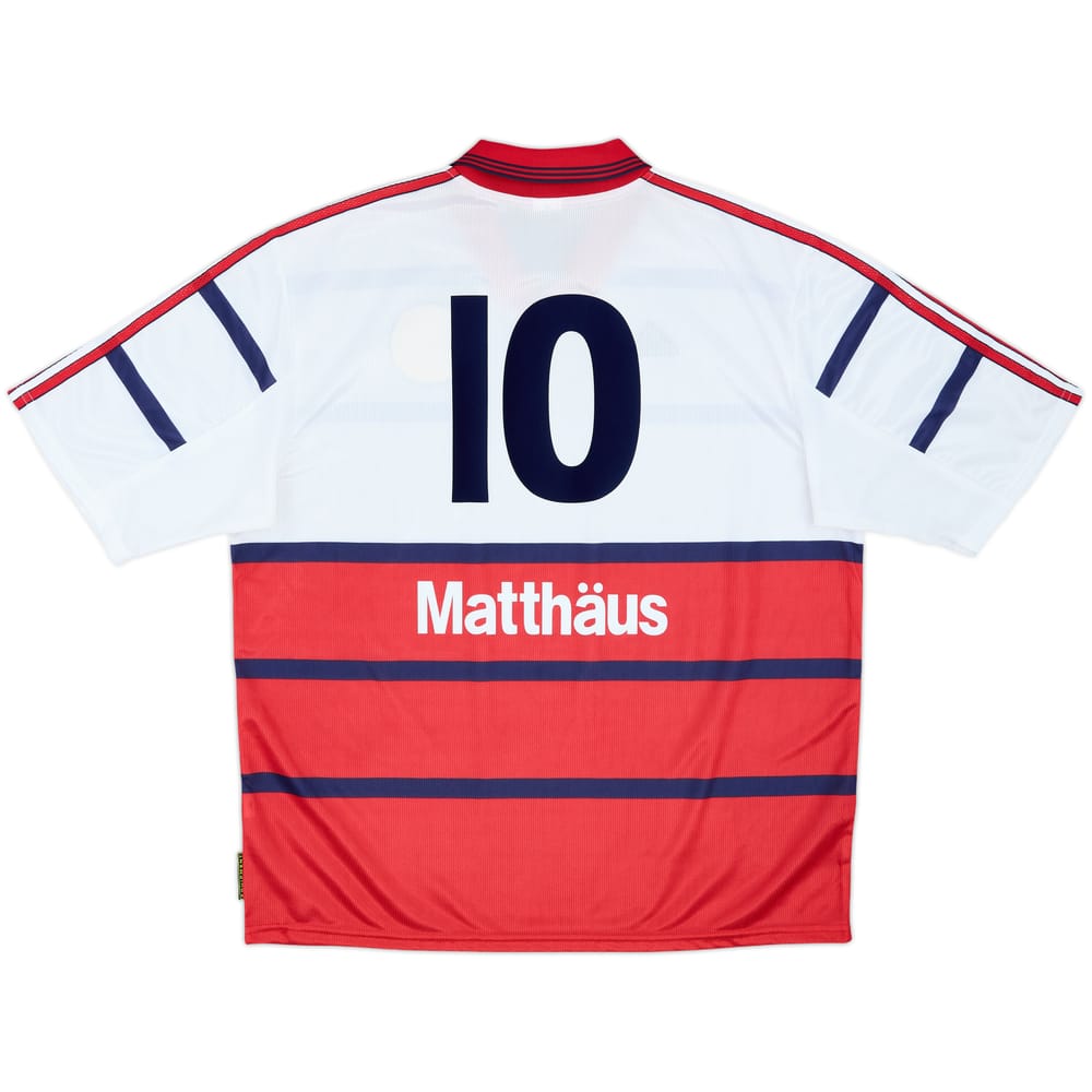 1998-00 Bayern Munich Player Issue Away Shirt Matthaus #10 - 10/10 - (XL)