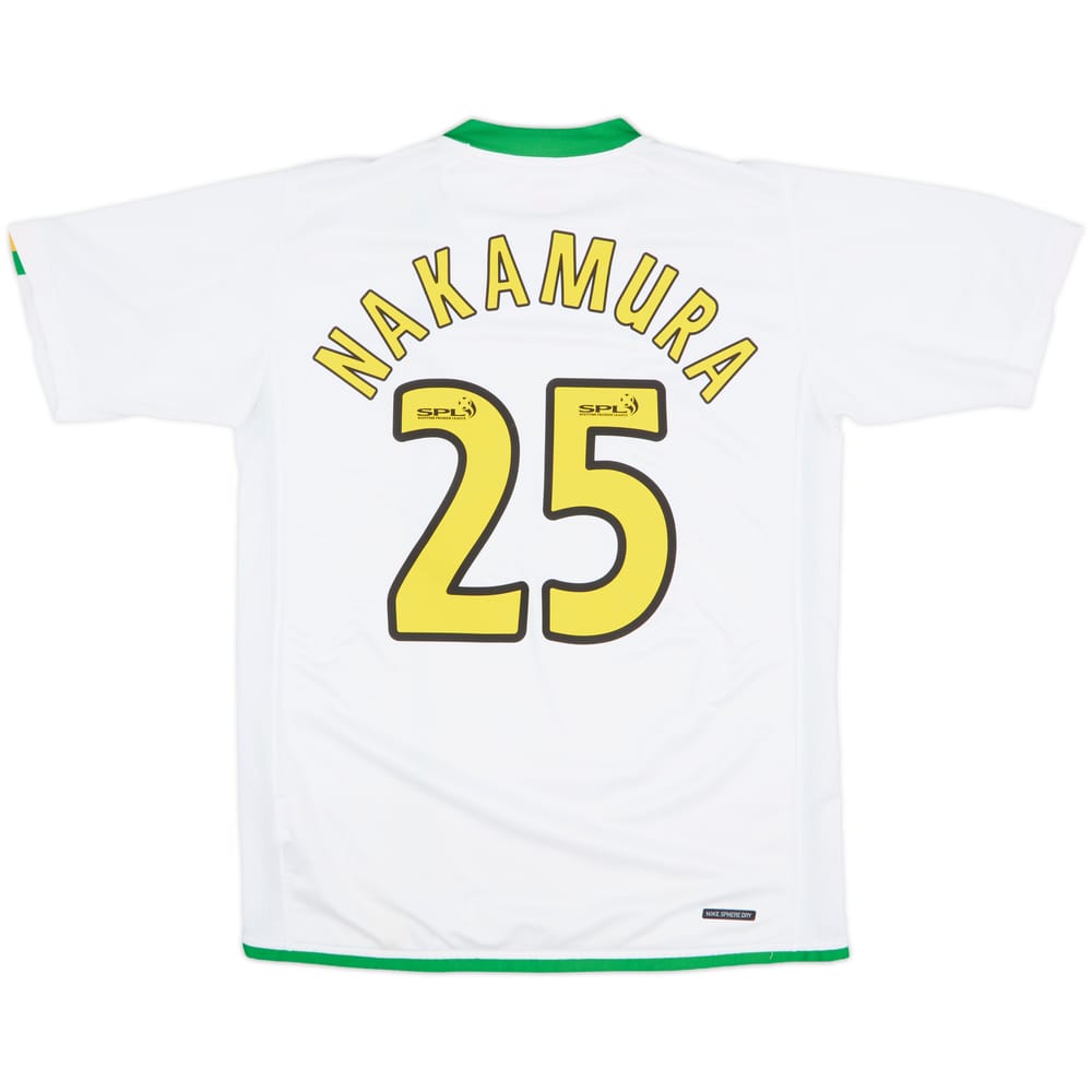 2006-08 Celtic European Shirt Nakamura #25 - 8/10 - (M)