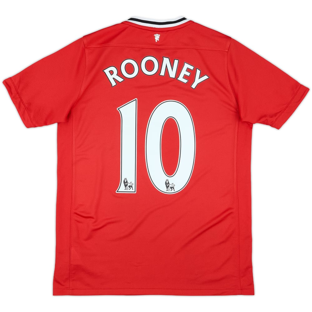 2011-12 Manchester United Home Shirt Rooney #10 - 8/10 - (XL.Boys)