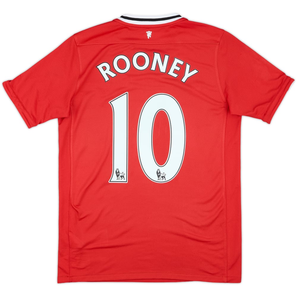 2011-12 Manchester United Home Shirt Rooney #10 - 7/10 - (XL.Boys)