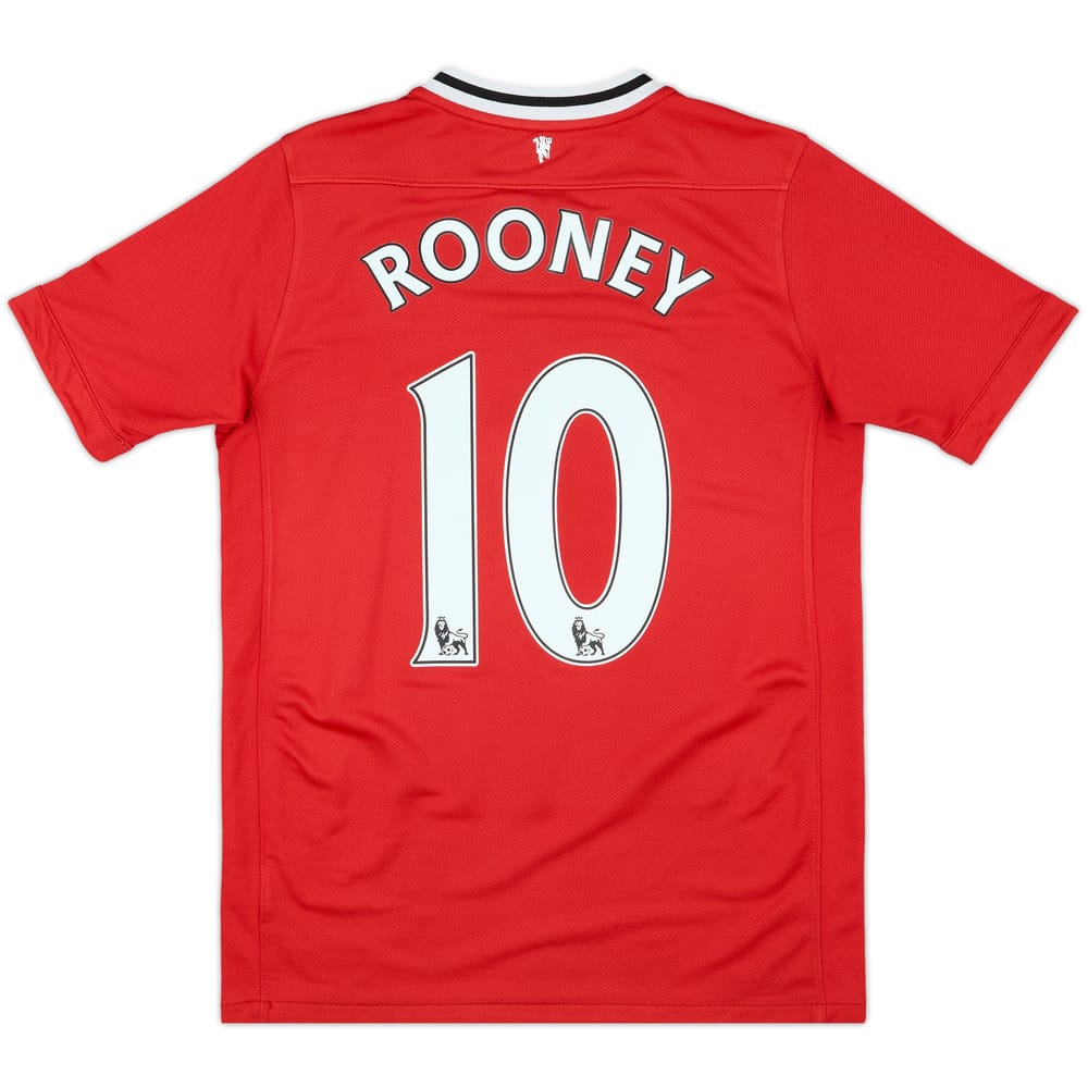 2011-12 Manchester United Home Shirt Rooney #10 - 7/10 - (XL.Boys)