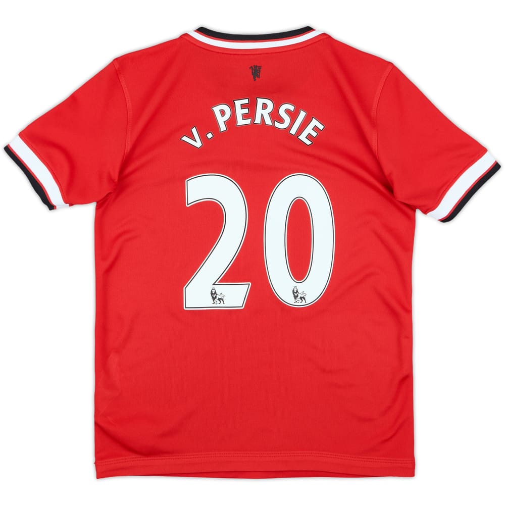 2014-15 Manchester United Home Shirt v.Persie #20 - 9/10 - (S.Boys)