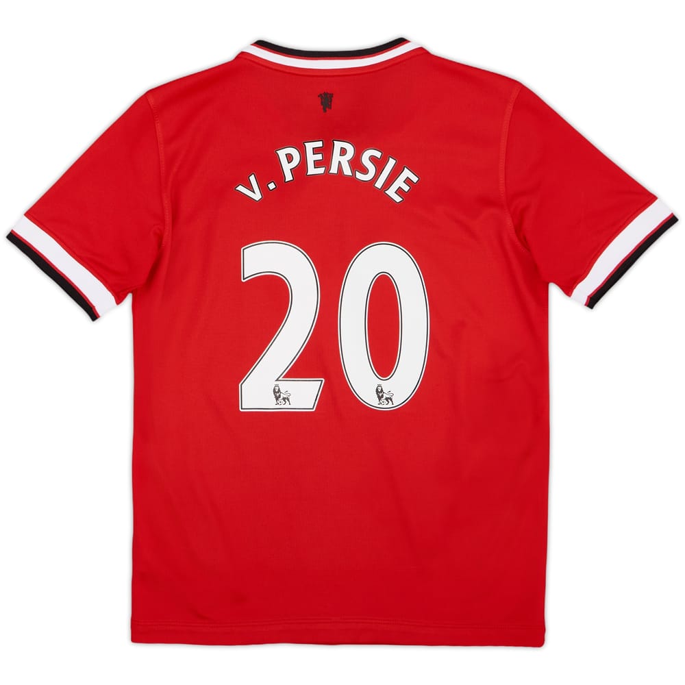 2014-15 Manchester United Home Shirt v.Persie #20 - 8/10 - (M.Boys)