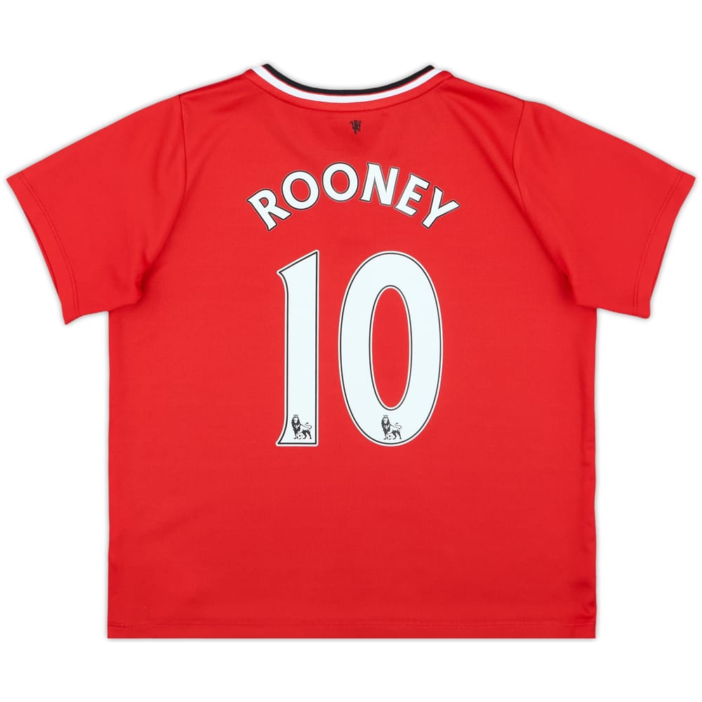 2014-15 Manchester United Home Shirt Rooney #10 - 10/10 - (7-8 Years)