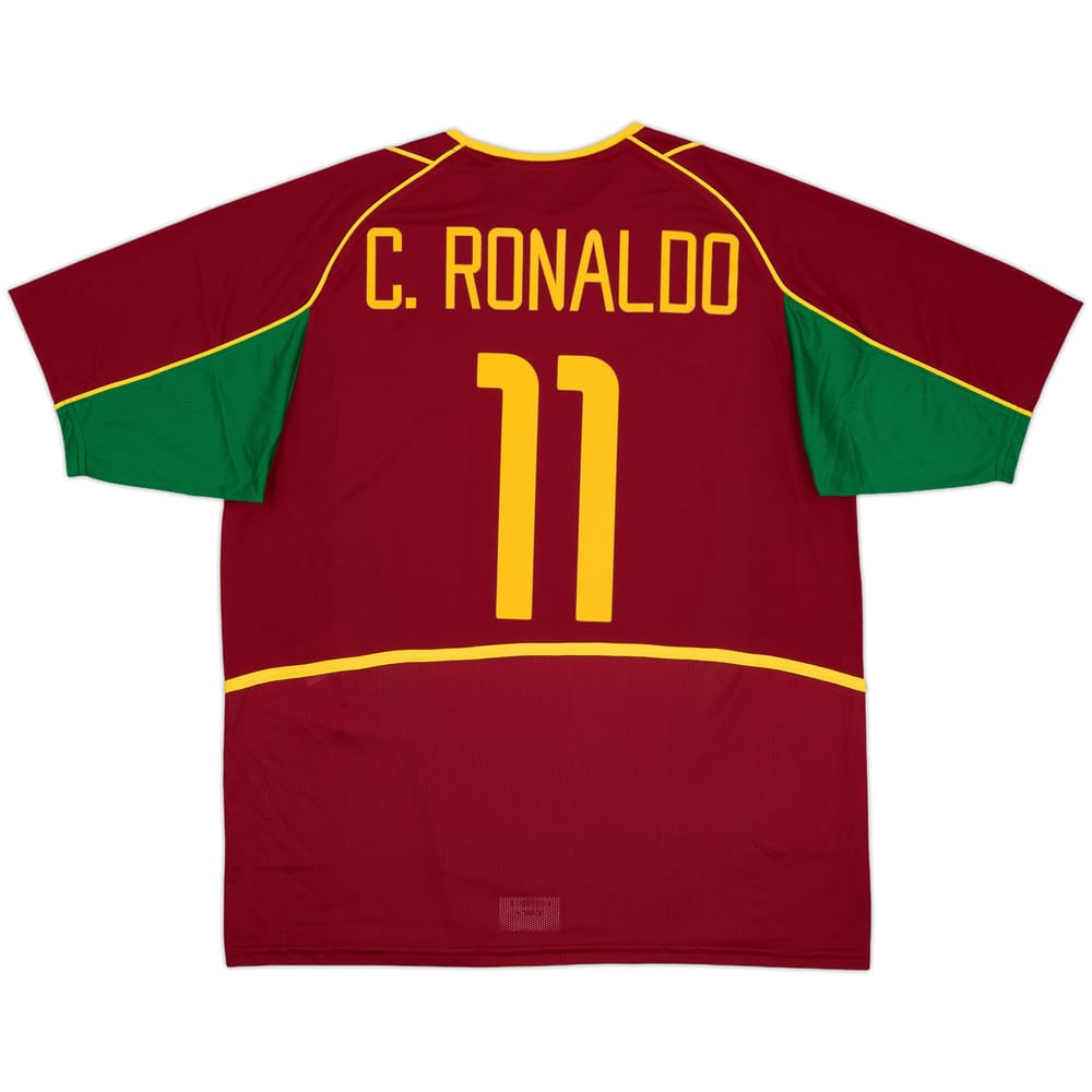 2002-04 Portugal Home Shirt C.Ronaldo #11 (L)
