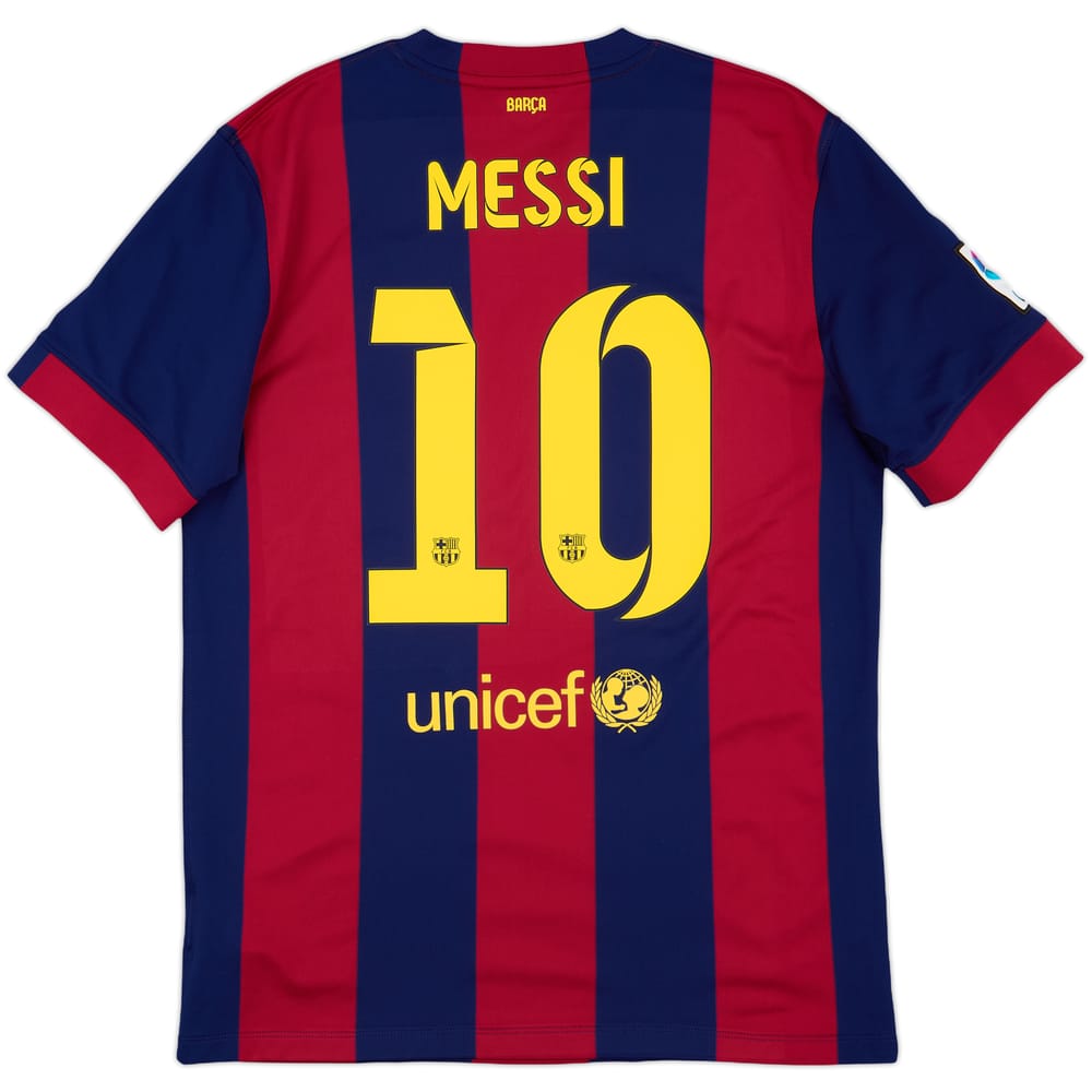 2014-15 Barcelona Home Shirt Messi #10 - 9/10 - (L)
