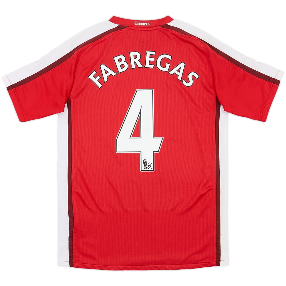 2008-10 Arsenal Home Shirt Fabregas #4 - 6/10 - (XL.Boys)
