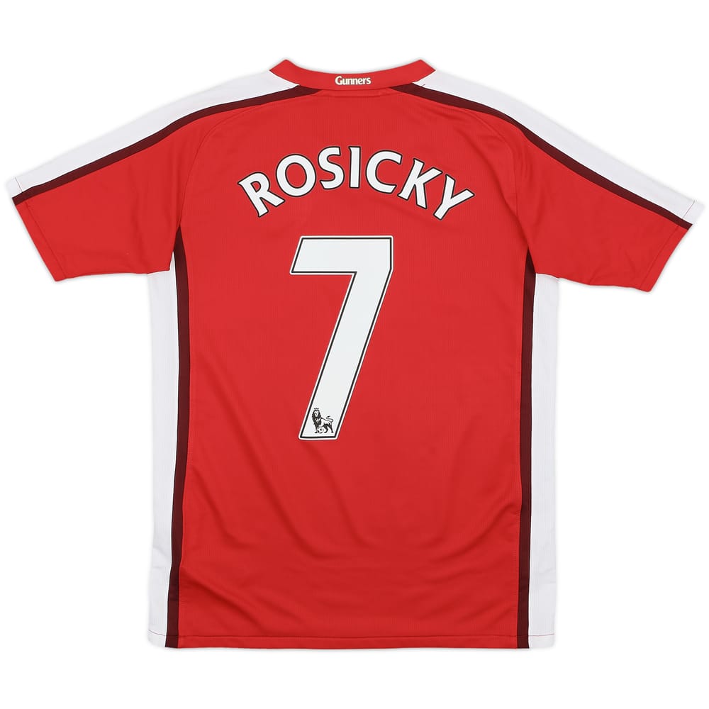 2008-10 Arsenal Home Shirt Rosicky #7 - 8/10 - (L.Boys)
