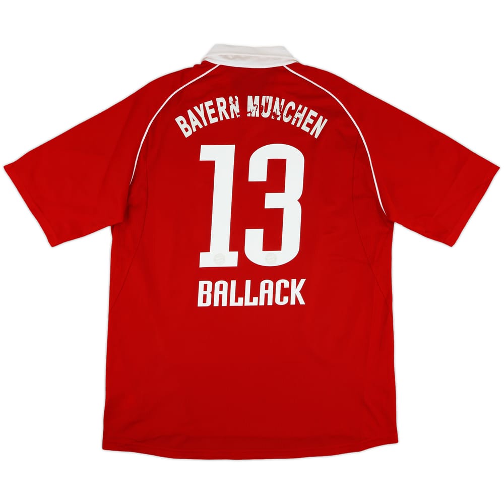 2005-06 Bayern Munich Home Shirt Ballack #13 - 6/10 - (XL)