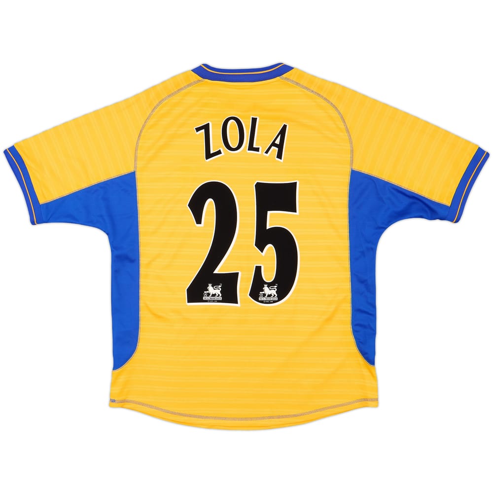 2000-01 Chelsea Away Shirt Zola #25 - 8/10 - (M)