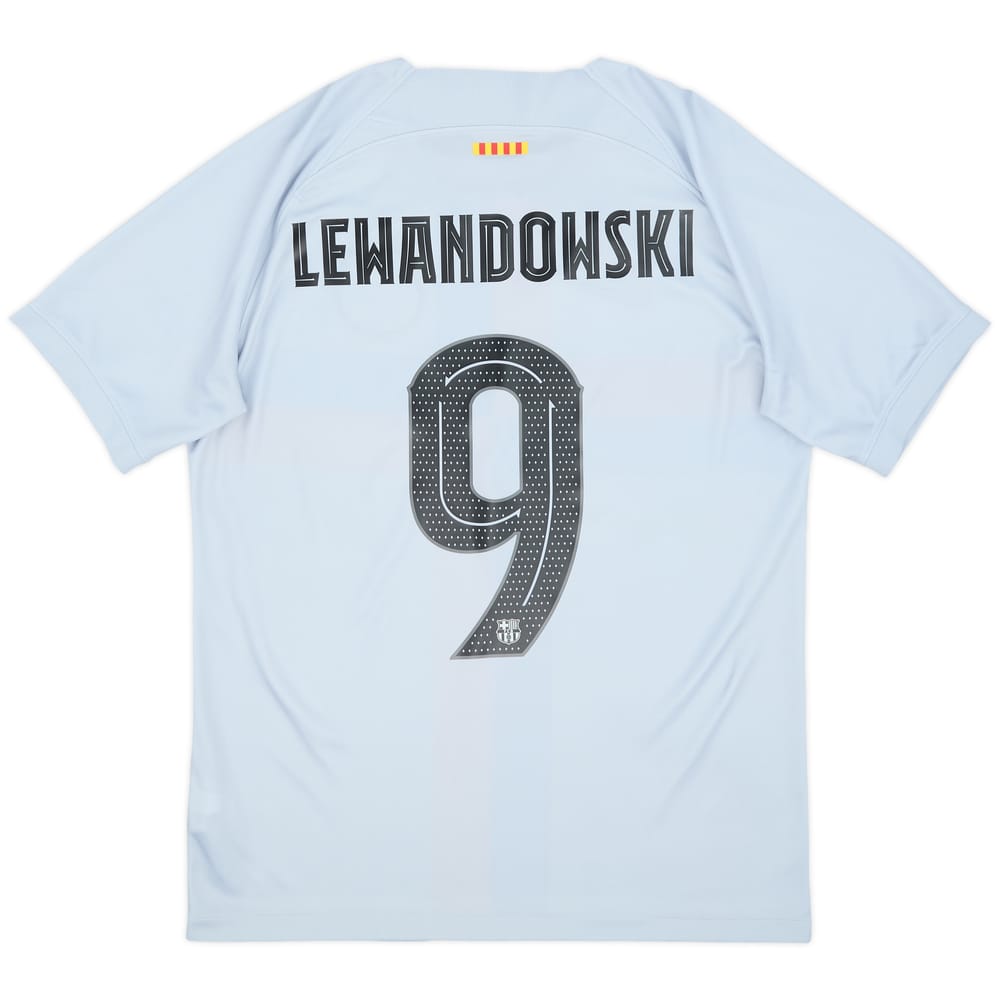 2022-23 Barcelona Third Shirt Lewandowski #9 - 10/10 - (M)