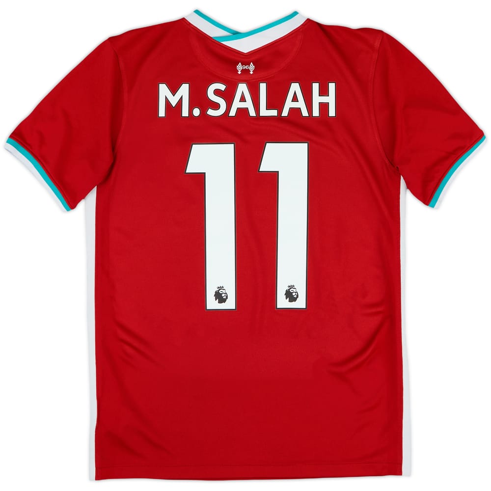 2020-21 Liverpool Home Shirt M.Salah #11 - 7/10 - (XL.Boys)