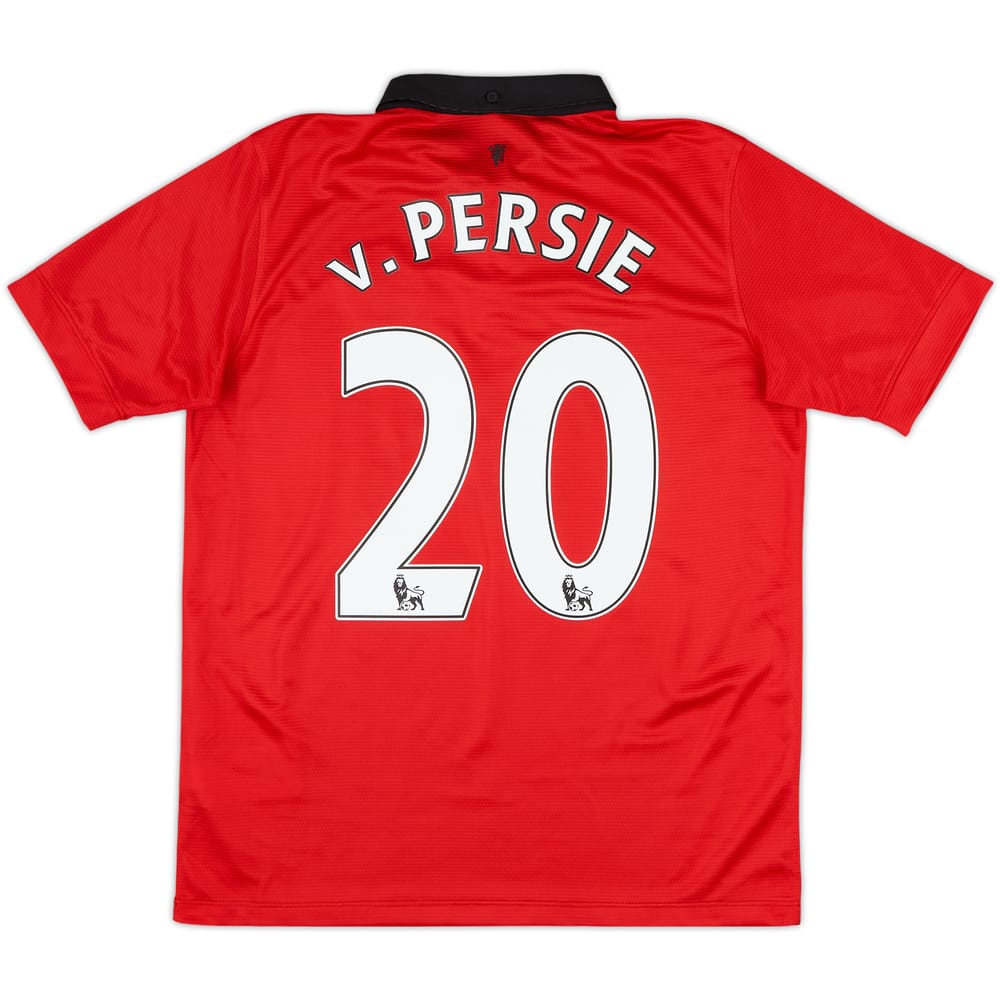 2013-14 Manchester United Home Shirt v.Persie #20 - 9/10 - (XL.Boys)