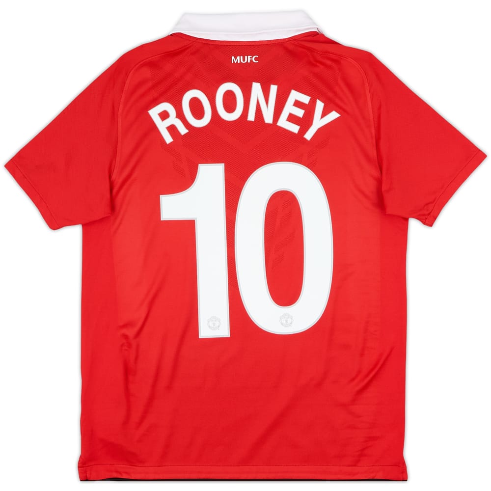 2011-12 Manchester United Home Shirt Rooney #10 - 8/10 - (XL.Boys)