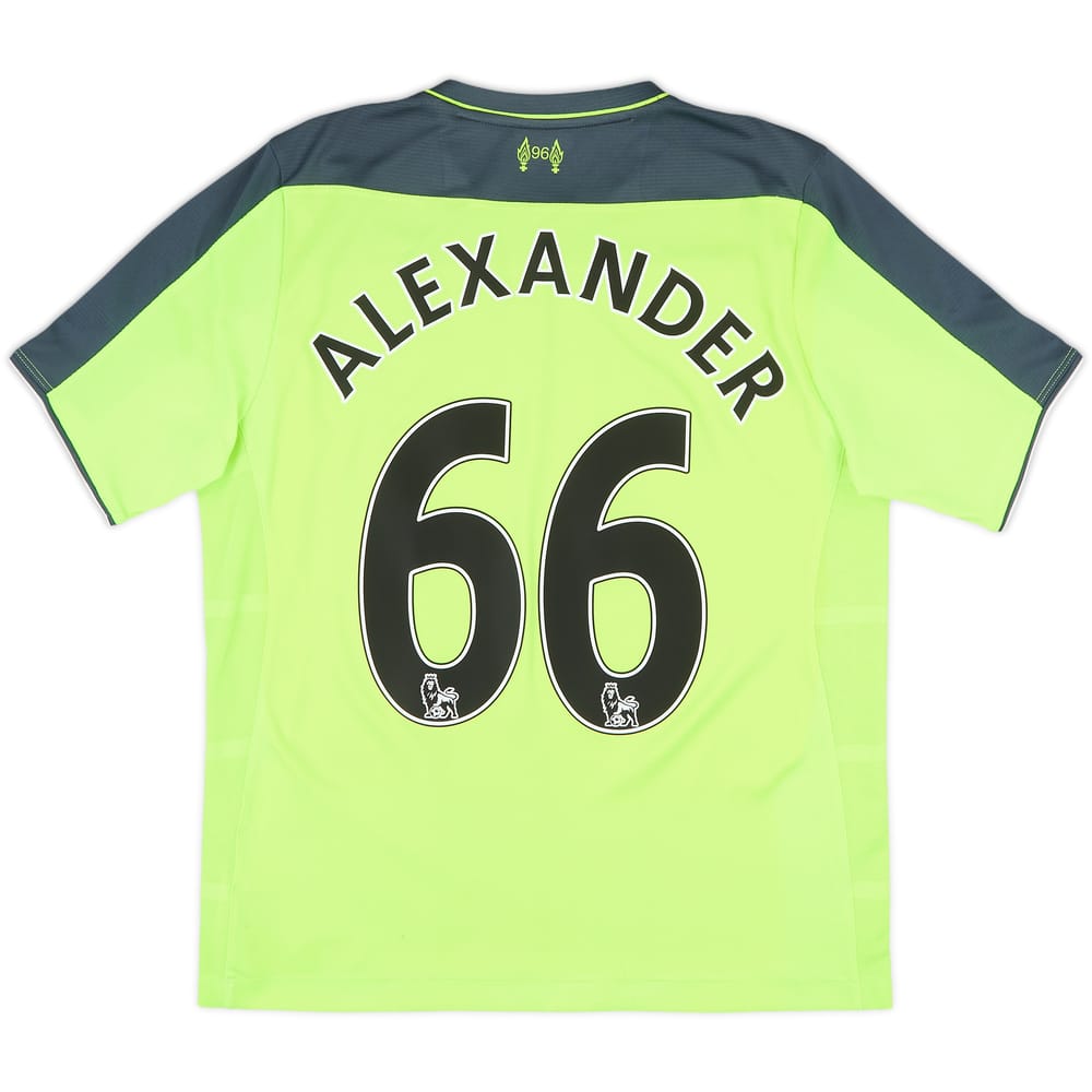 2016-17 Liverpool Third Shirt Alexander #66 - 7/10 - (XL.Boys)