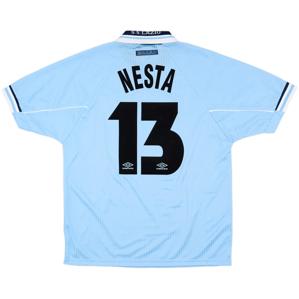 1997-98 Lazio Home Shirt Nesta #13 - 8/10 - (L)