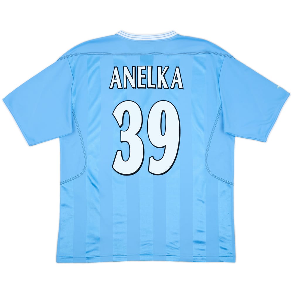 2003-04 Manchester City Home Shirt Anelka #39 - 8/10 - (L)