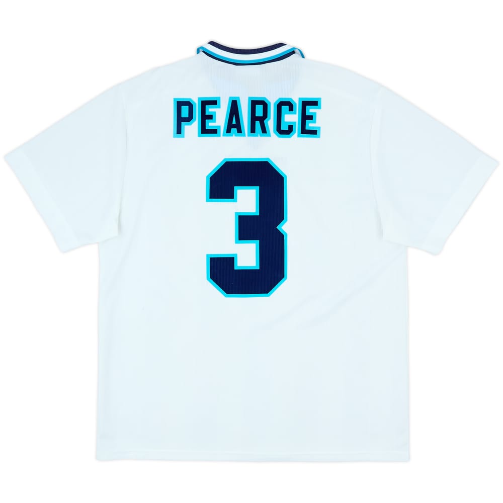 1995-97 England Home Shirt Pearce #3 - 9/10 - (XL)