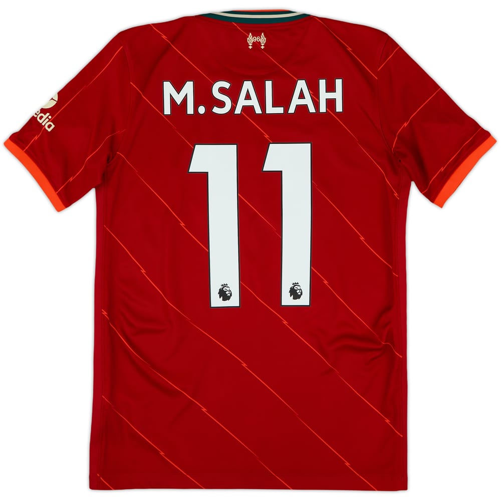 2021-22 Liverpool Home Shirt M.Salah #11 - 9/10 - (XL.Boys)