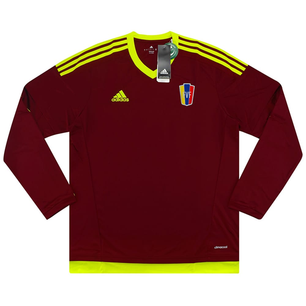 2015-16 Venezuela Home L/S Shirt - NEW