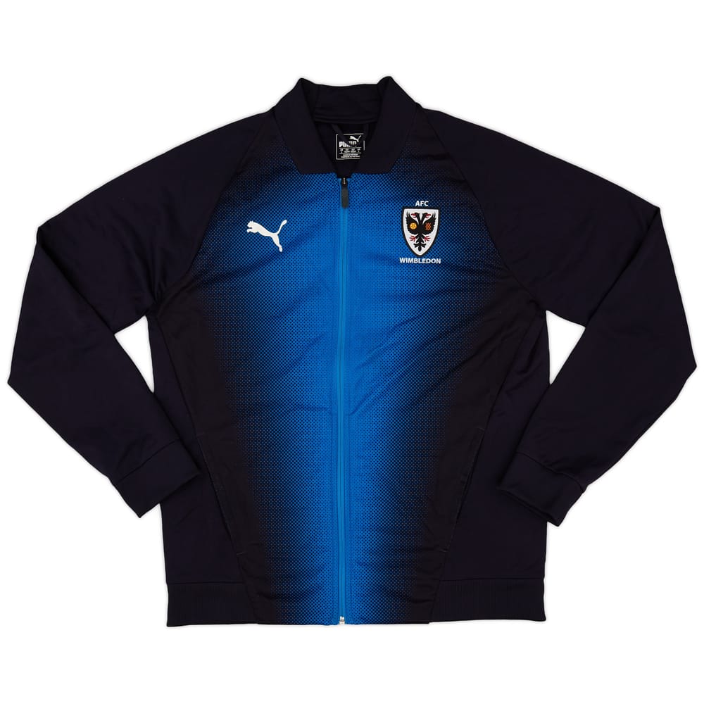 2018-19 AFC Wimbledon Puma Track Jacket - 9/10 - (L)