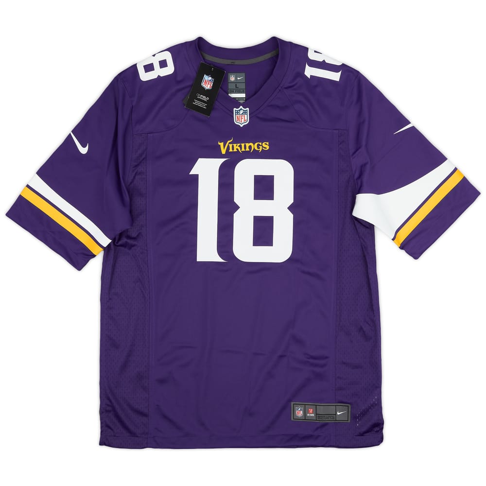 2020-23 Minnesota Vikings Jefferson #18 Nike Game Home Jersey (L)