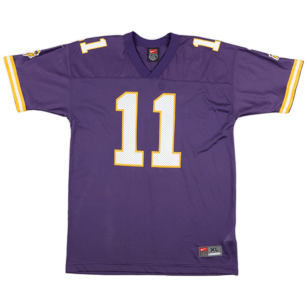 1999-00 Minnesota Vikings Culpepper #11 Nike Home Jersey (Excellent) XL.Kids