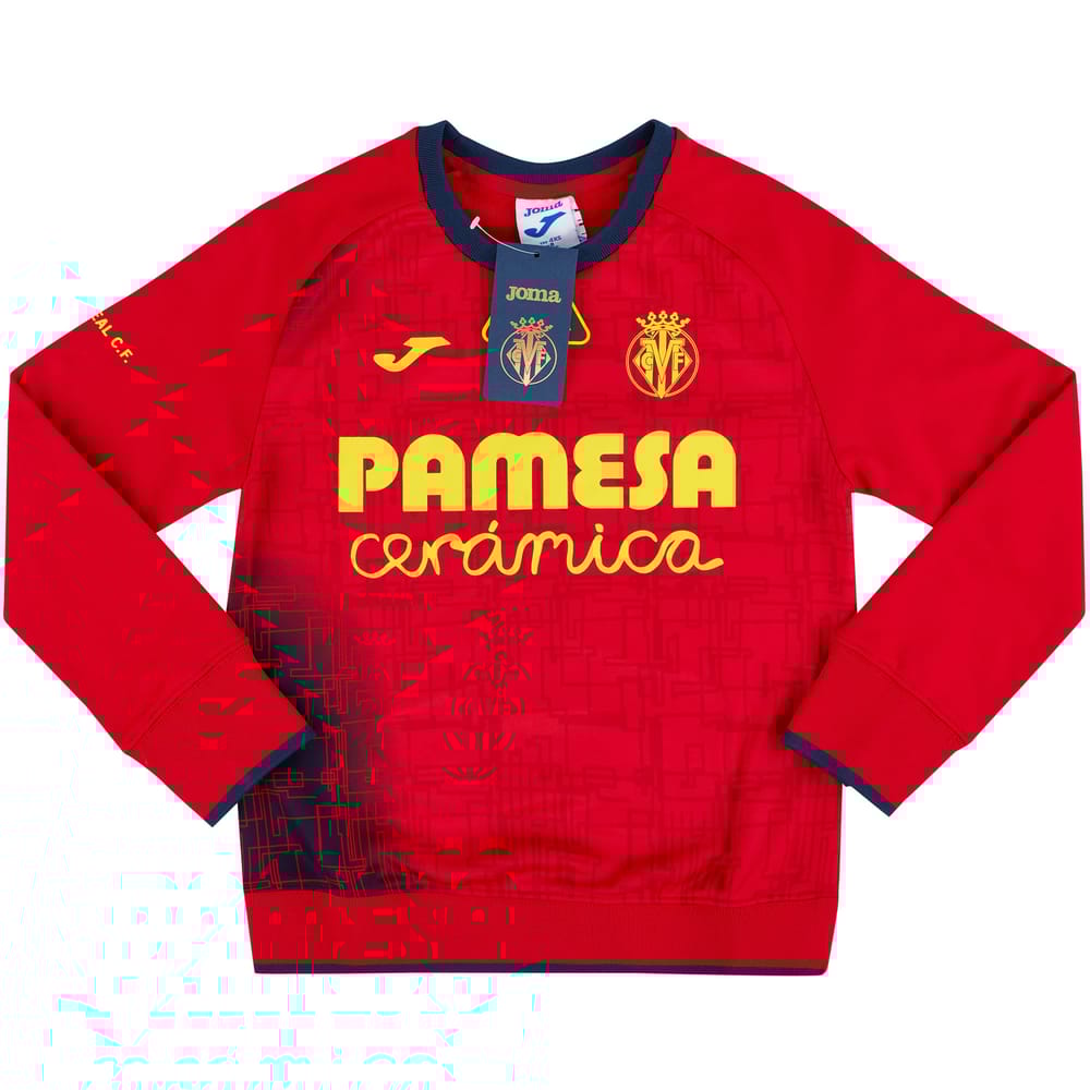 2020-21 Villarreal Joma Training Sweat Top - NEW - (KIDS)