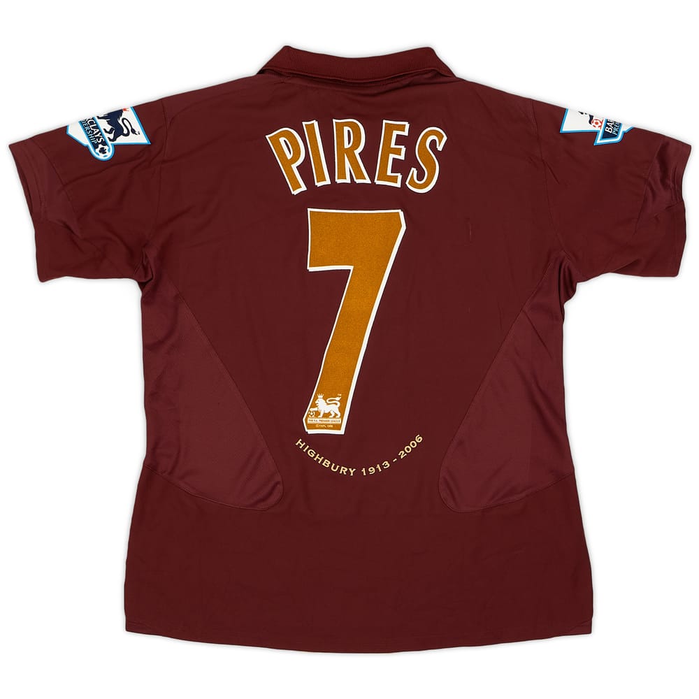 2005-06 Arsenal Home Shirt Pires #7 - 9/10 - (L.Boys)