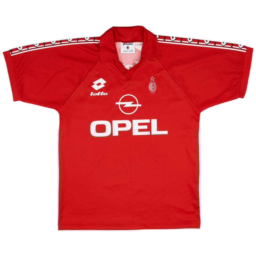 1995-96 AC Milan Lotto Training Shirt - 8/10 - (M)