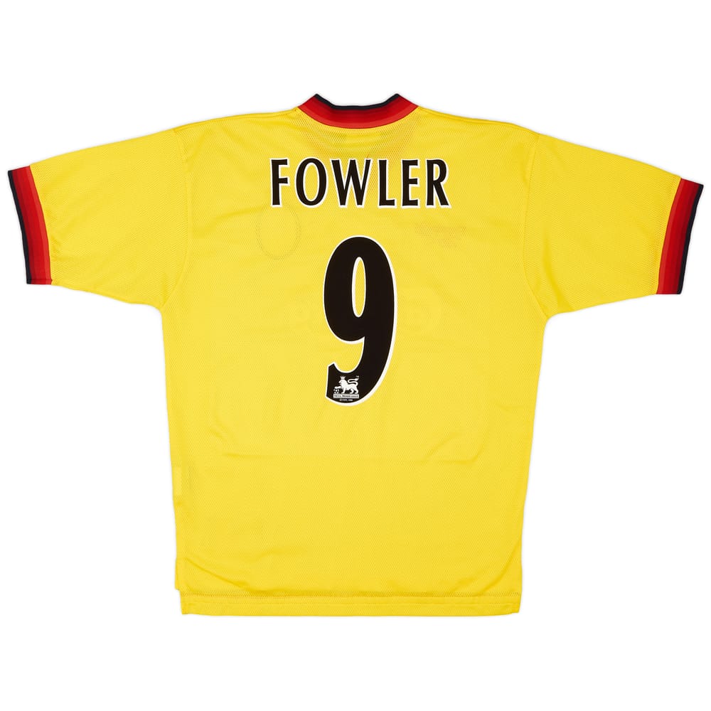 1997-99 Liverpool Away Shirt Fowler #9 - 10/10 - (M)