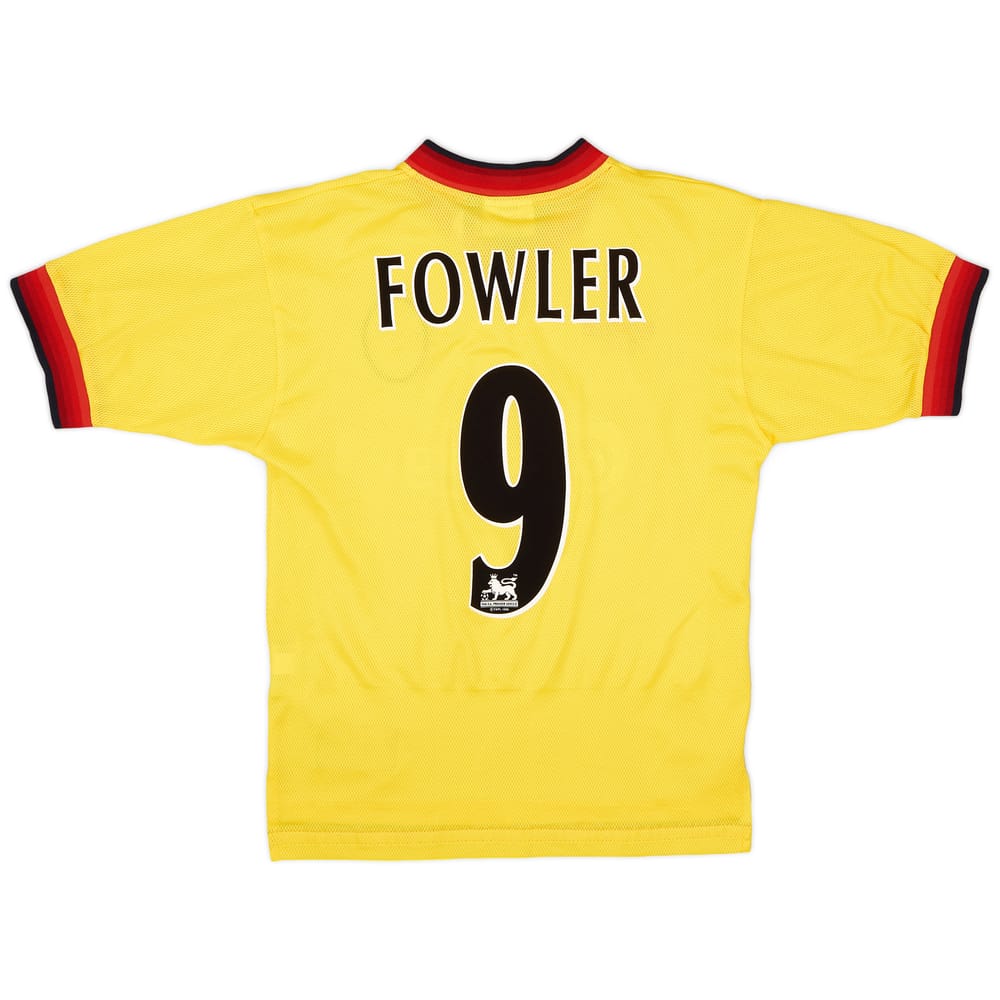 1997-99 Liverpool Away Shirt Fowler #9 - 10/10 - (S)