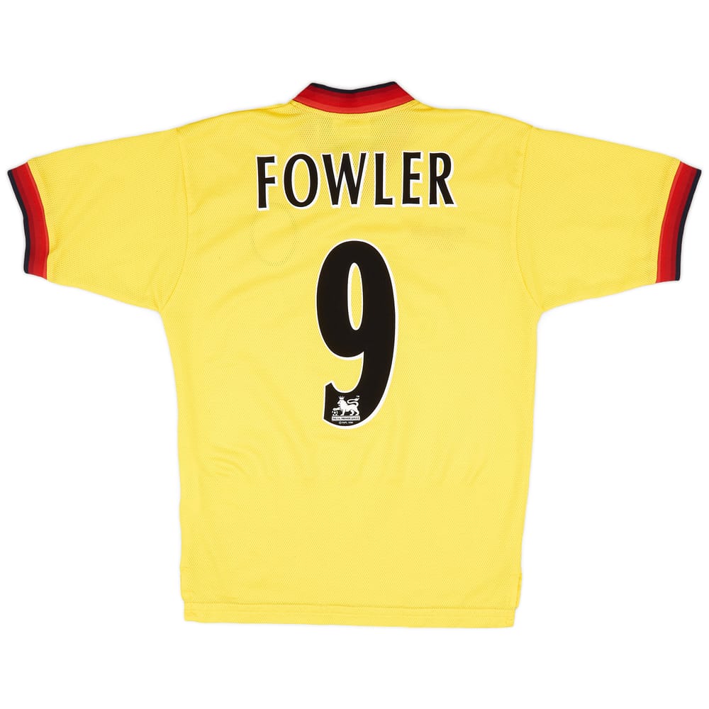 1997-99 Liverpool Away Shirt Fowler #9 - 9/10 - (S)