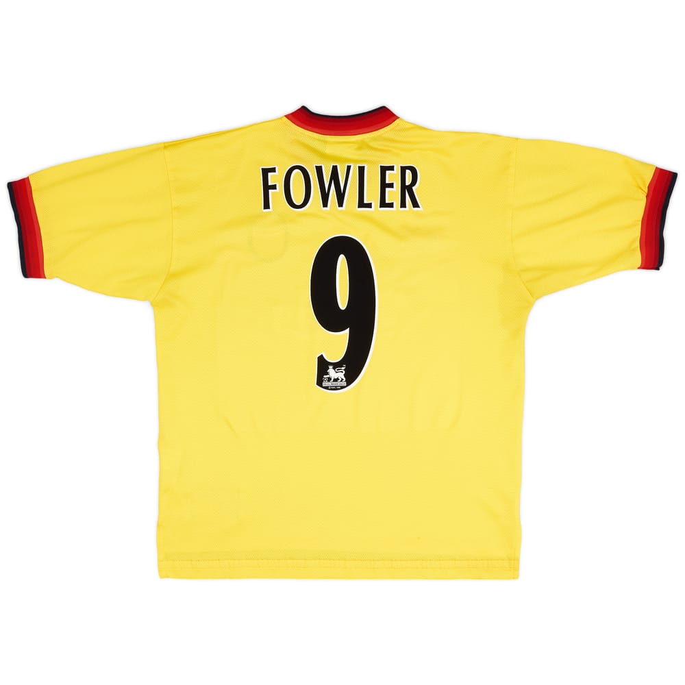 1997-99 Liverpool Away Shirt Fowler #9 - 9/10 - (L)